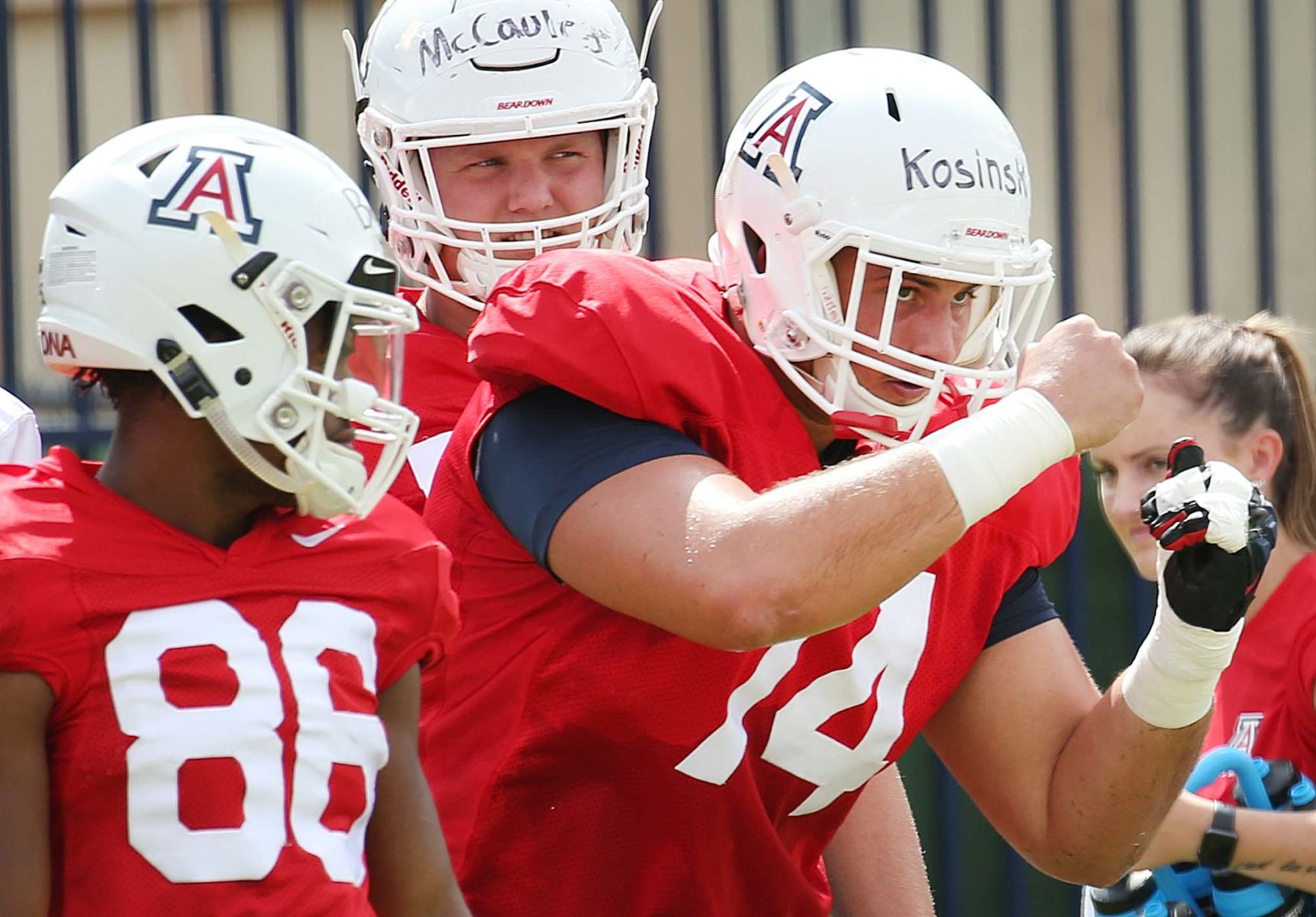Arizona Wildcats football practice